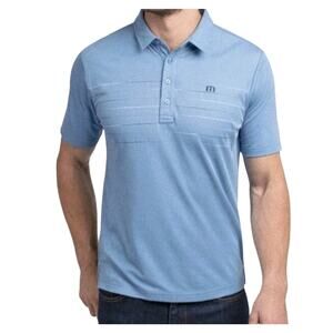 Travis Mathew Good Good Polo Logo Pima Cotton Performance Golf Shirt Mens XL